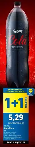 Lidl Cola zero Freeway oferta