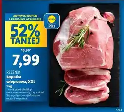 Lidl Łopatka wieprzowa xxl Rzeźnik Codzienna Dostawa oferta