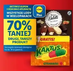 Lidl Lody cytrynowo-truskawkowe Nestle Kaktus oferta