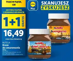 Lidl Krem czekoladowo-orzechowy Nutella oferta