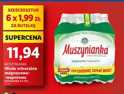 Lidl Woda lekko gazowana Muszynianka oferta