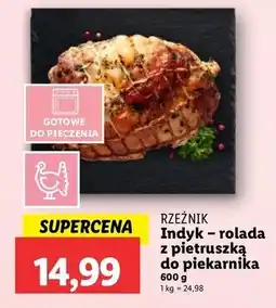 Lidl Rolada z indyka pietruszką Rzeźnik Codzienna Dostawa oferta