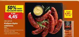 Lidl Kiełbasa śląska codzienna Grill And Fun oferta