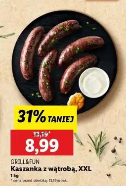 Lidl Kaszanka z wątróbką Grill And Fun oferta