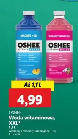Lidl Napój witaminy i minerały Oshee Vitamin Water oferta