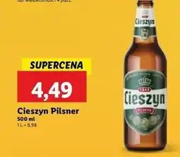 Lidl Piwo Cieszyn Pilsner oferta