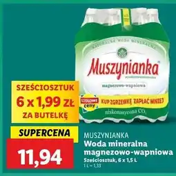 Lidl Woda niegazowana Muszynianka oferta