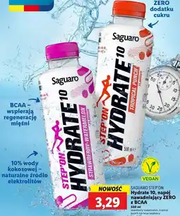 Lidl Napój blue raspberry Saguaro Hydrate 10 oferta