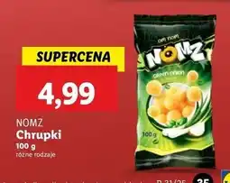 Lidl Chrupki zielona cebulka Nomz oferta