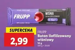 Lidl Baton wiśnia Celiko Frupp oferta