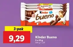 Lidl Baton Kinder Bueno oferta