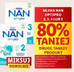 Lidl Mleko 5 Nestle Nan Optipro oferta