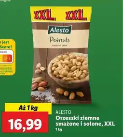 Lidl Orzeszki ziemne smażone solone xxl Alesto oferta