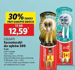 Lidl Szczoteczka do zębów fresh 'n protect soft Colgate 360 oferta