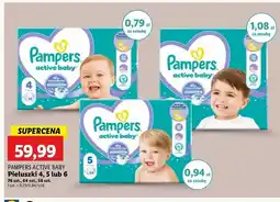Lidl Pieluszki dla dzieci junior 5 Pampers Active Baby oferta