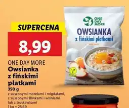 Lidl Owsianka z fińskimi płatkami truskawka One Day More oferta
