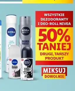 Lidl Antyperspirant clear Nivea Invisible Black & White oferta