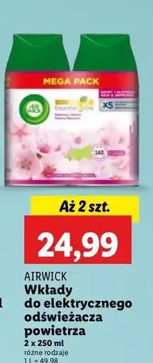 Lidl Wkład kwitnąca wiśnia Air Wick Freshmatic Pure oferta