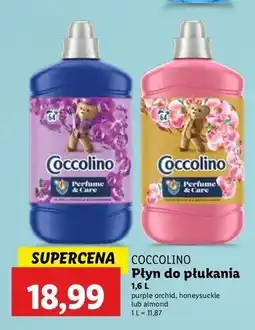 Lidl Płyn do płukania sensitive almond & cashmere Coccolino oferta