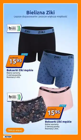 Action Bokserki Ziki męskie oferta