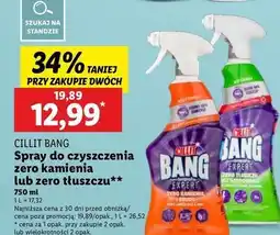 Lidl Płyn do czyszczenia tłuszcz i smugi Cillit Bang oferta