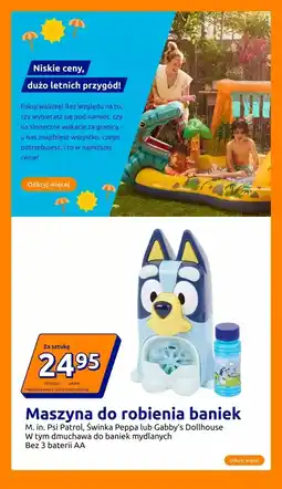 Action Maszyna do robienia baniek oferta