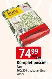 E.Leclerc Komplet pościeli kora 160 x 200 cm Fan oferta