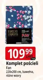 E.Leclerc Komplet pościeli bawełna 220 x 200 cm Fan oferta