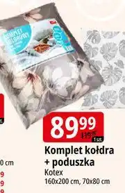 E.Leclerc Kołdra + poduszka 160 x 200 cm 70 80 Kotex oferta