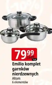 E.Leclerc Komplet garnków emilio Altom Design oferta