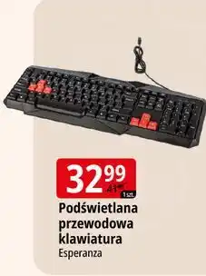 E.Leclerc Klawiatura podświetlana Esperanza oferta