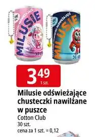 E.Leclerc Chusteczki nawilżane w puszce Milusie oferta