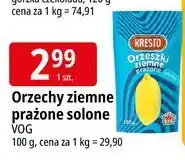 E.Leclerc Orzeszki ziemne prażone solone Kresto oferta