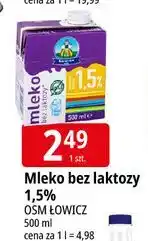 E.Leclerc Mleko bez laktozy 1.5% Łowicz 1906 Łowickie oferta