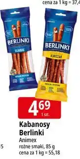E.Leclerc Kabanosy delikatny kurczak Morliny Berlinki oferta
