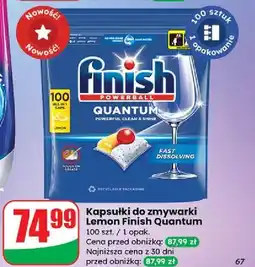 Dino Tabletki do zmywarek lemon Finish Quantum oferta