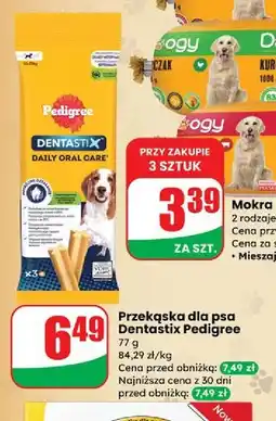 Dino Przysmak dla psa średnie rasy Pedigree Dentastix oferta