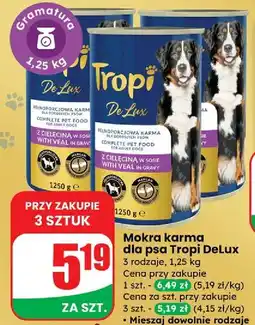 Dino Karma dla psa z cielęciną Tropi Deluxe oferta
