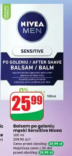 Dino Balsam po goleniu łagodzący Nivea Men Sensitive oferta