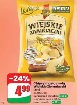 Dino Chipsy masło z solą Lorenz Wiejskie Ziemniaczki oferta