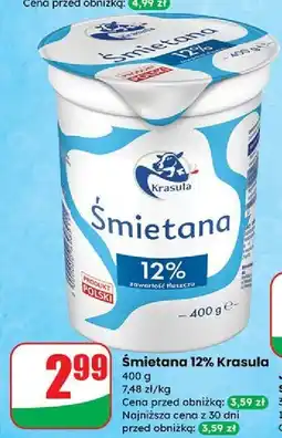 Dino Śmietana 12 % homogenizowana Krasula oferta