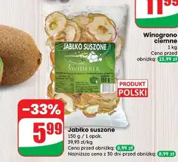 Dino Jabłka suszone ćwiartki Świderek oferta