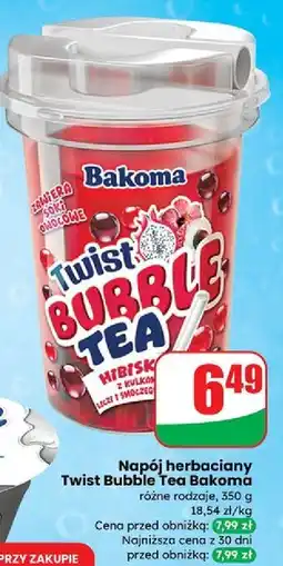 Dino Napój herbaciany hibiskus Bakoma Bubble Twist oferta