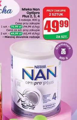 Dino Mleko 4 Nestle Nan Optipro Plus oferta