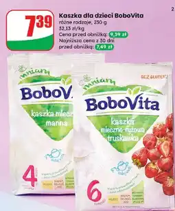 Dino Kaszka mleczno- ryżowa truskawkowa Bobovita oferta