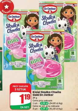 Dino Kisiel o smaku guma balonowa Dr. Oetker Słodka Chwila oferta