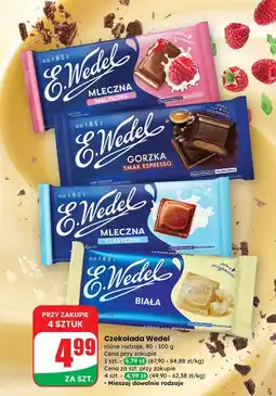 Dino Czekolada gorzka o smaku espresso E. Wedel oferta