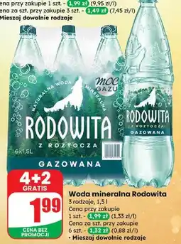 Dino Woda delikatnie gazowana Rodowita Z Roztocza oferta