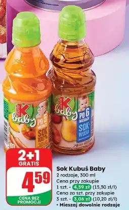 Dino Sok jabłko-gruszka Kubuś Baby oferta