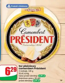 Dino Ser camembert naturalny President oferta